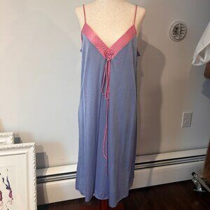 '70s Silk Slip Nightgown Dress